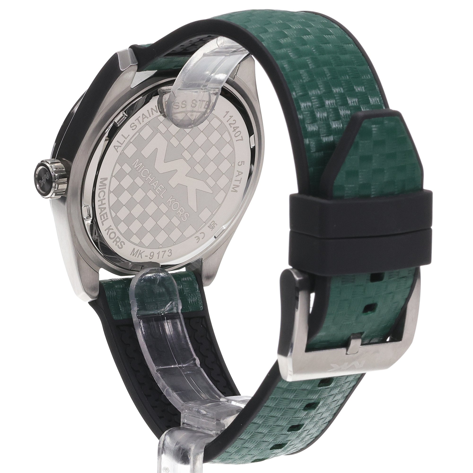Michael Kors MK9173 zegarek srebrny klasyczny Męskie pasek - miniatura 4
