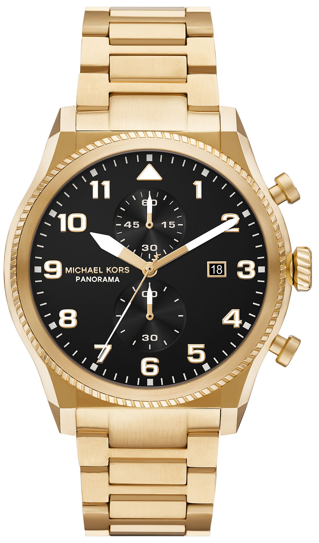 Panorama Gold Stainless Steel 44mm  Michael Kors MK9195 