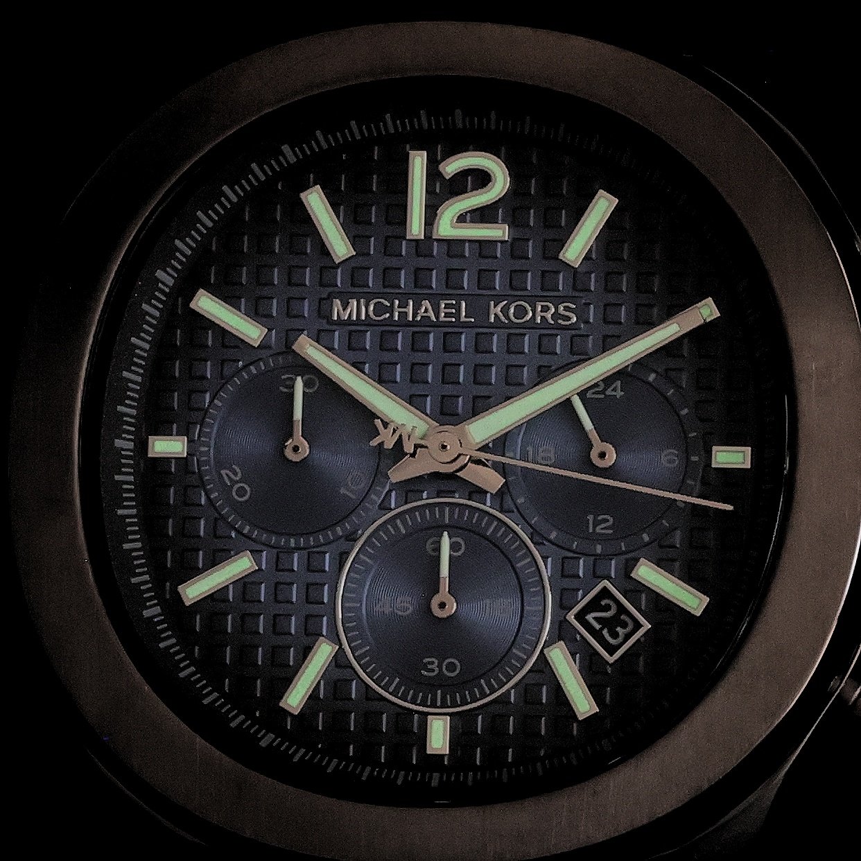 Michael Kors MK9213 Sage Grey Stainless Steel 43mm Michael Kors fashion-modowy zegarek szary