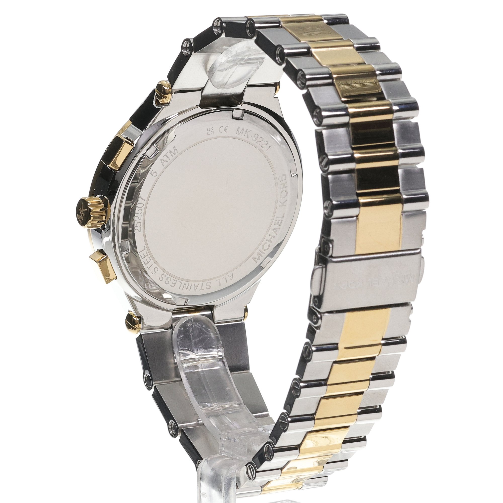 Michael Kors MK9221 zegarek srebrny klasyczny Lexington bransoleta