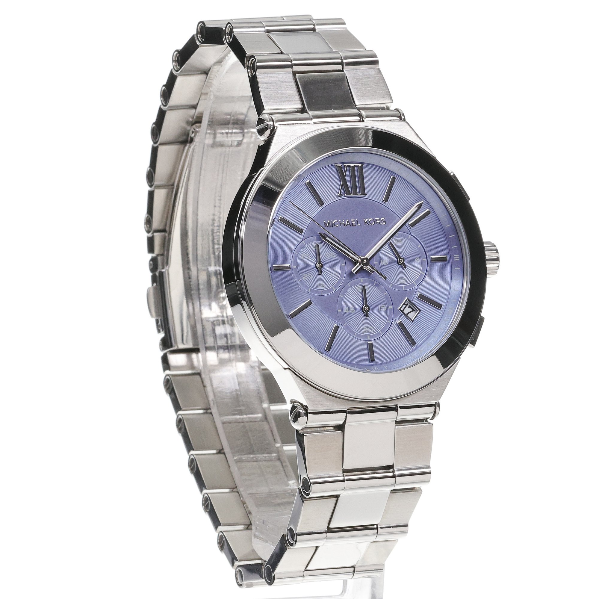 Michael Kors MK9222 zegarek srebrny klasyczny Lexington bransoleta