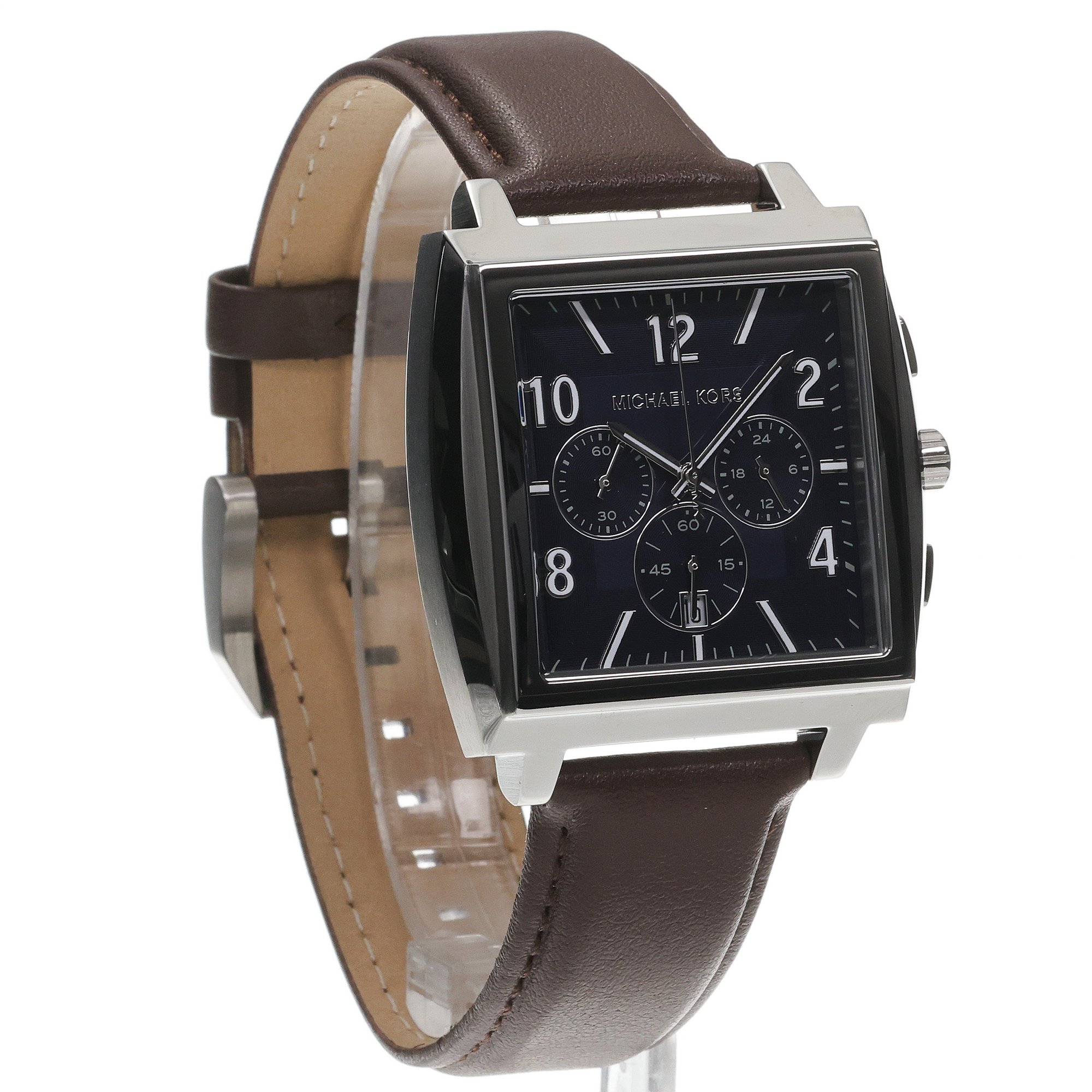 Michael Kors MK9231 zegarek srebrny klasyczny Męskie pasek