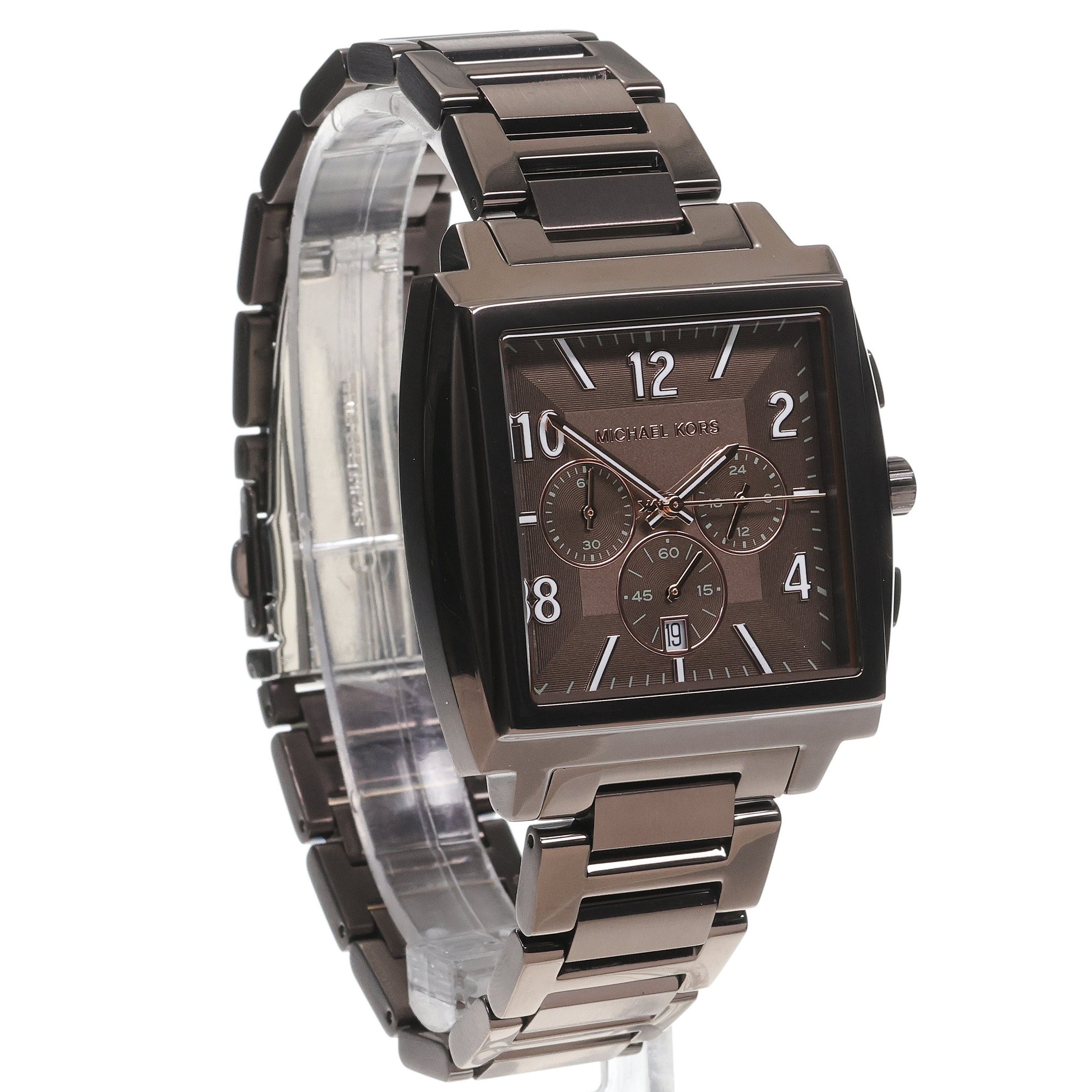 Michael Kors MK9234 zegarek brązowy klasyczny Męskie bransoleta