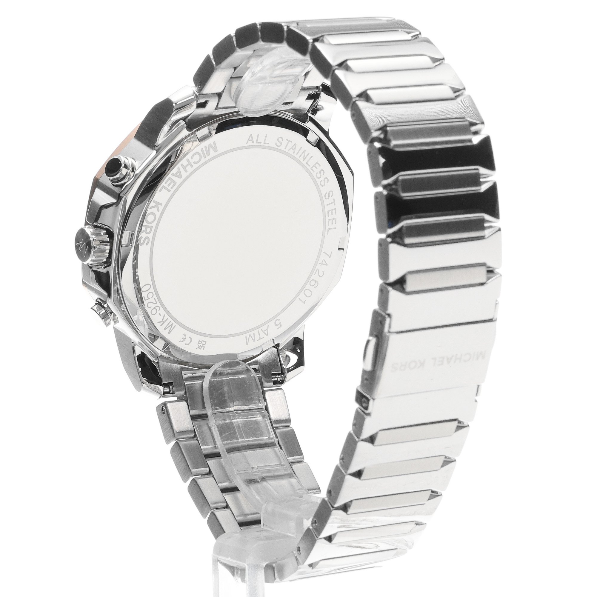 Michael Kors MK9250 Oversized Prescott Michael Kors fashion-modowy zegarek srebrny
