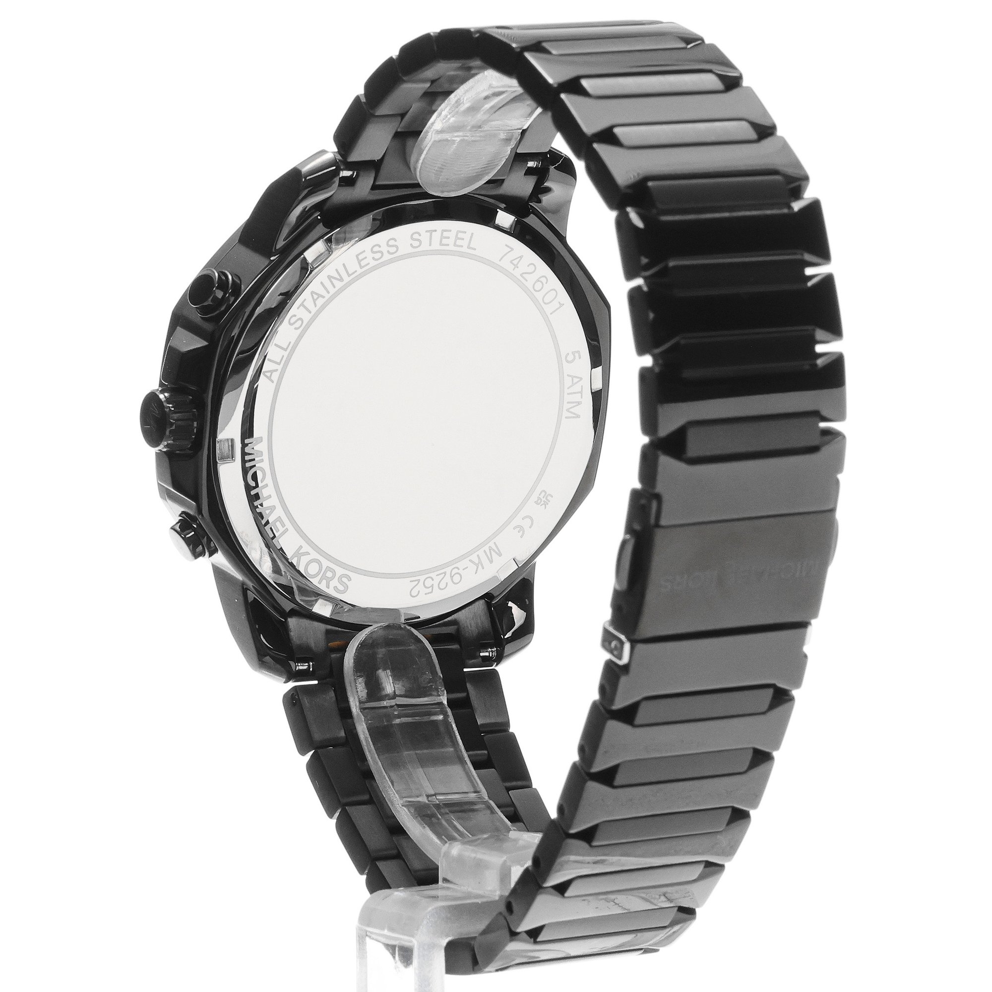 Michael Kors MK9252 Oversized Prescott Michael Kors fashion-modowy zegarek czarny - miniatura 4