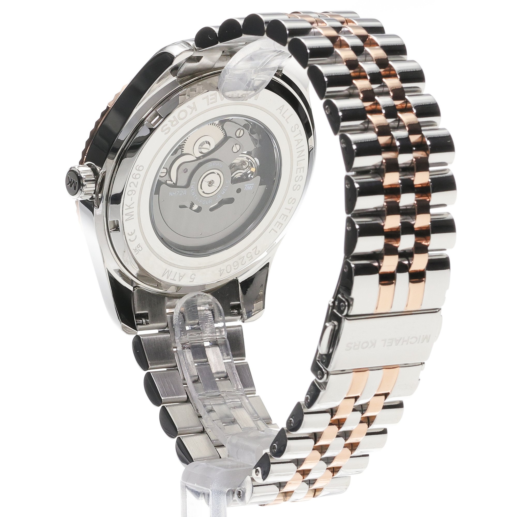 Michael Kors MK9266 zegarek srebrny klasyczny Męskie bransoleta - miniatura 4