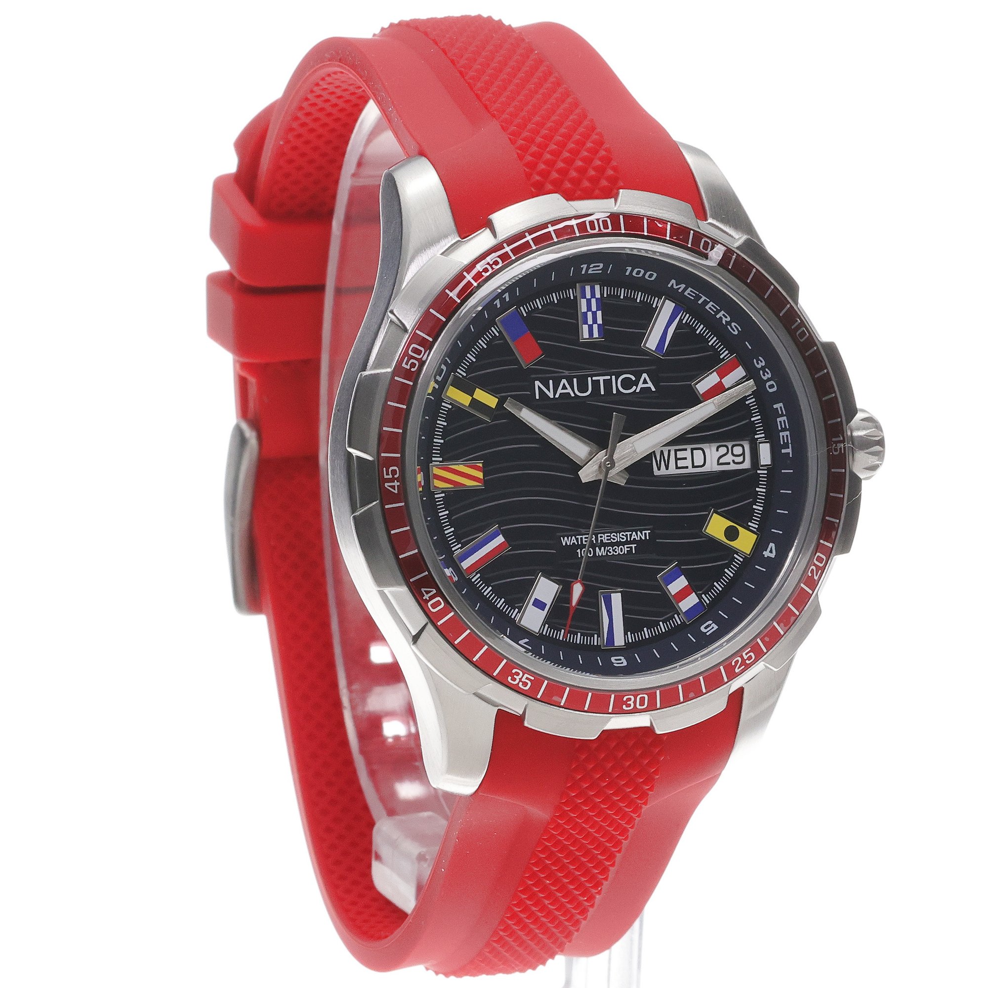 Nautica NAPNSF510 zegarek srebrny fashion-modowy Męskie pasek - miniatura 3