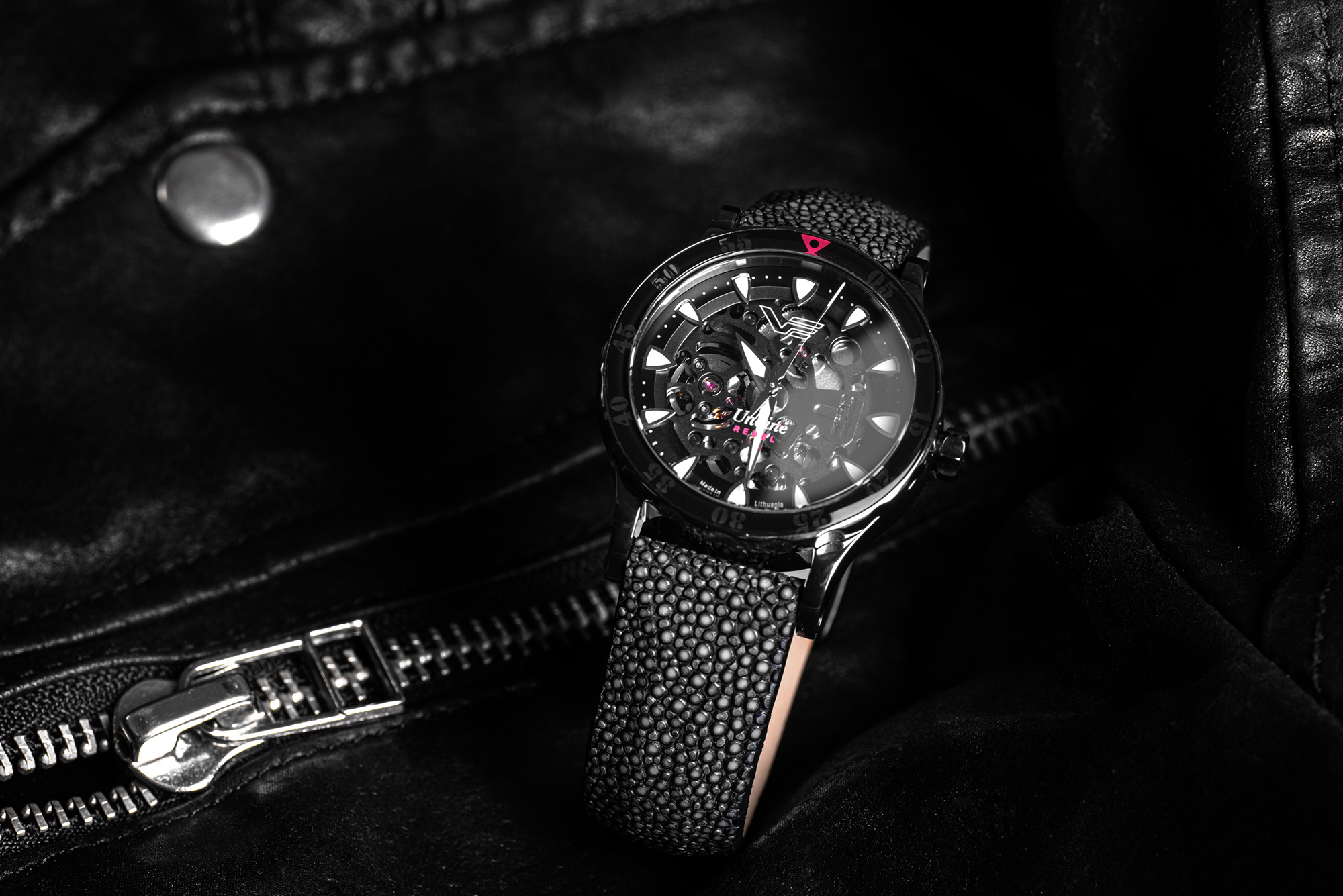 NH72-515D766B damski zegarek Undine pasek
