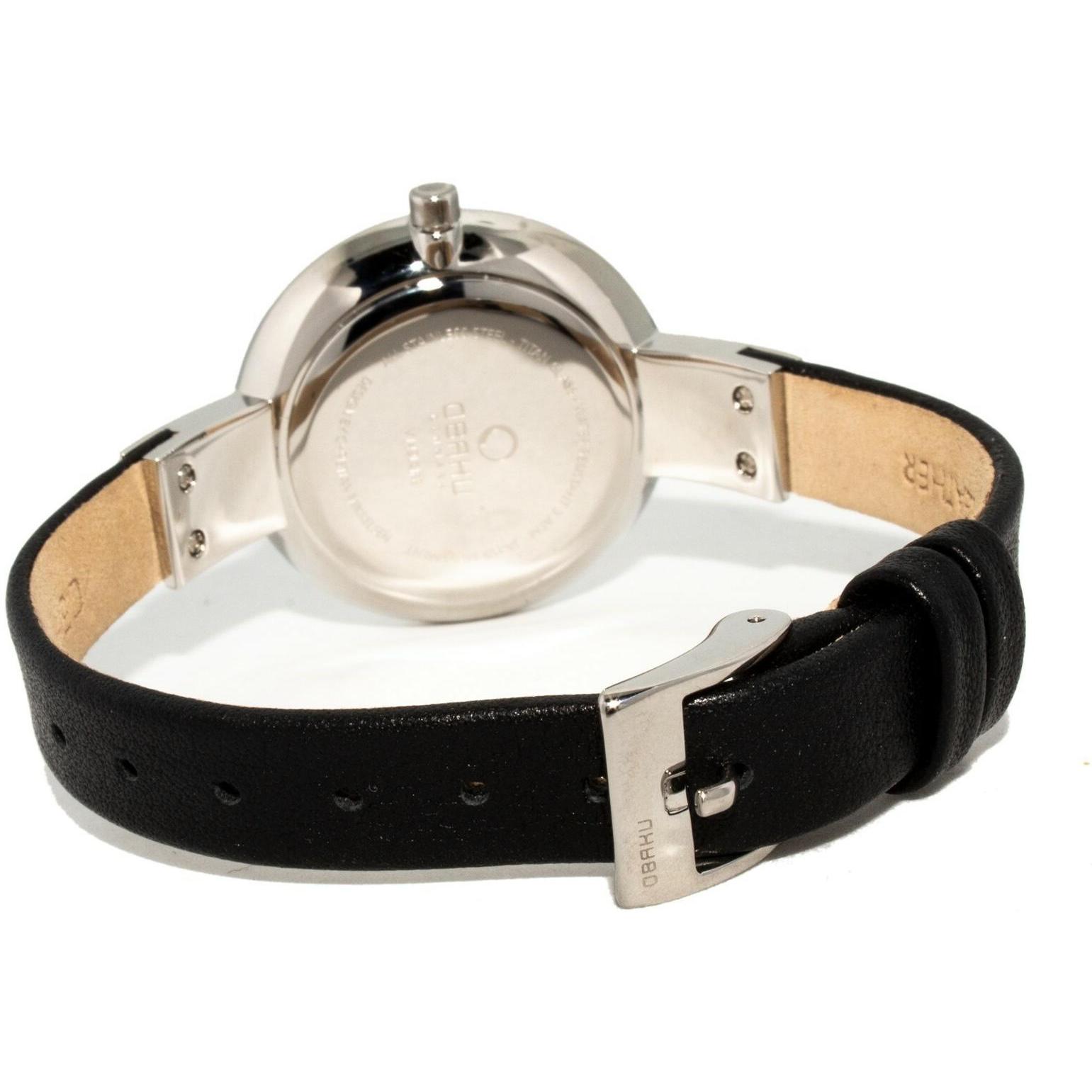 Obaku Denmark V149LCIRB zegarek srebrny klasyczny Slim pasek
