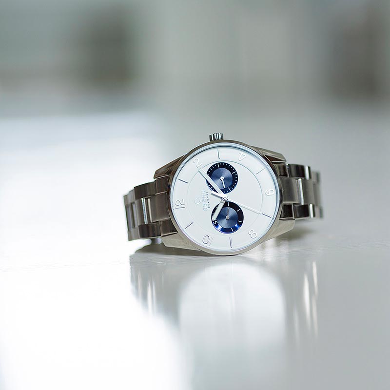 Obaku Denmark V171GMCWSC zegarek srebrny klasyczny Slim bransoleta - miniatura 5