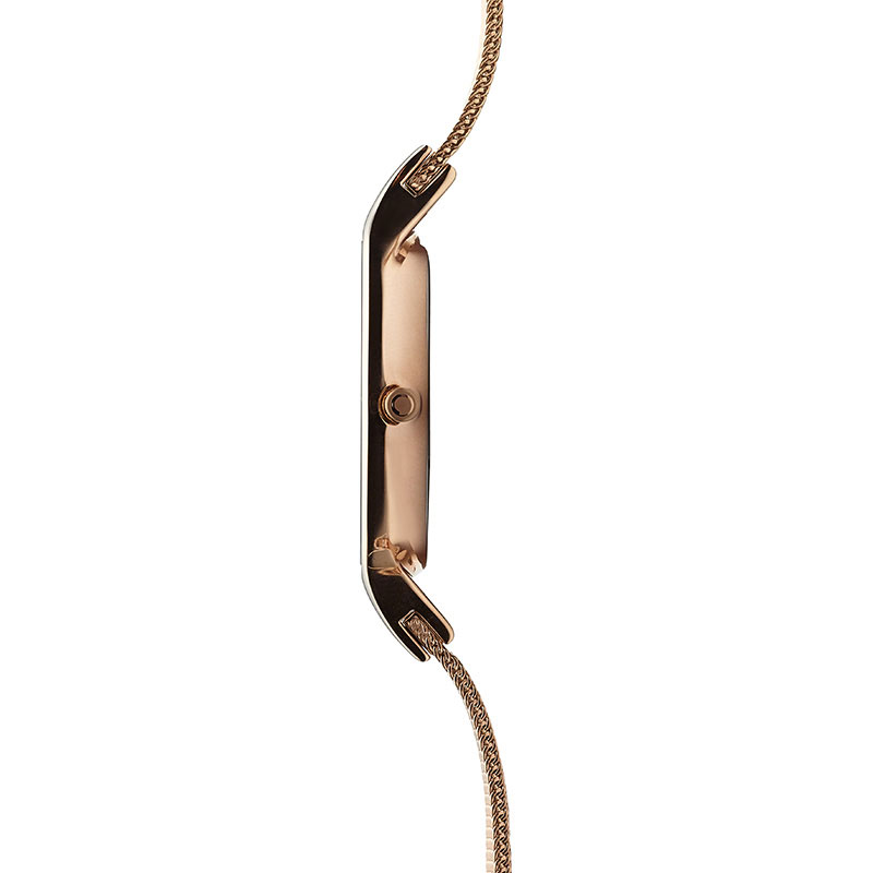 Obaku Denmark V173LXVWMV SKY - ROSE Slim fashion/modowy zegarek różowe złoto
