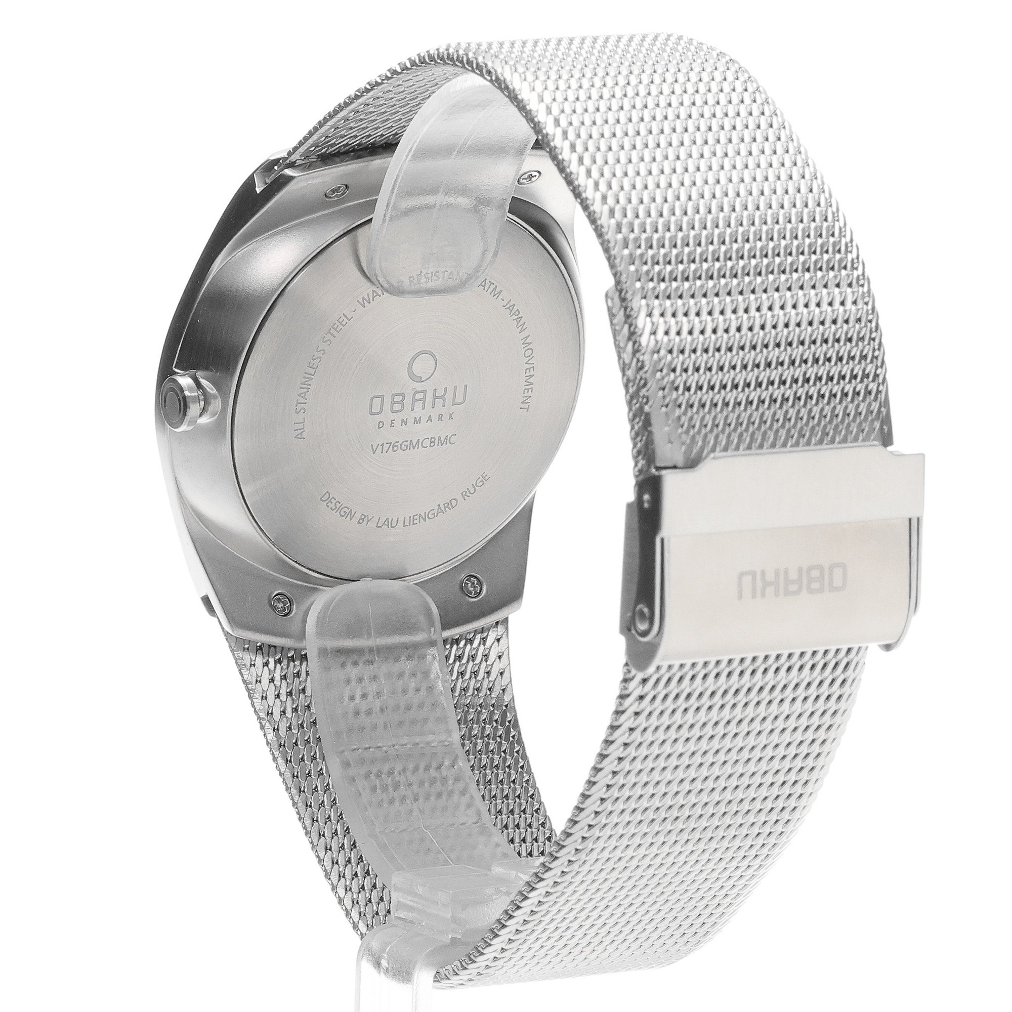 Obaku Denmark V176GMCBMC Jord - Onyx - Lau Liengård Ruge zegarek klasyczny Męskie - miniatura 4