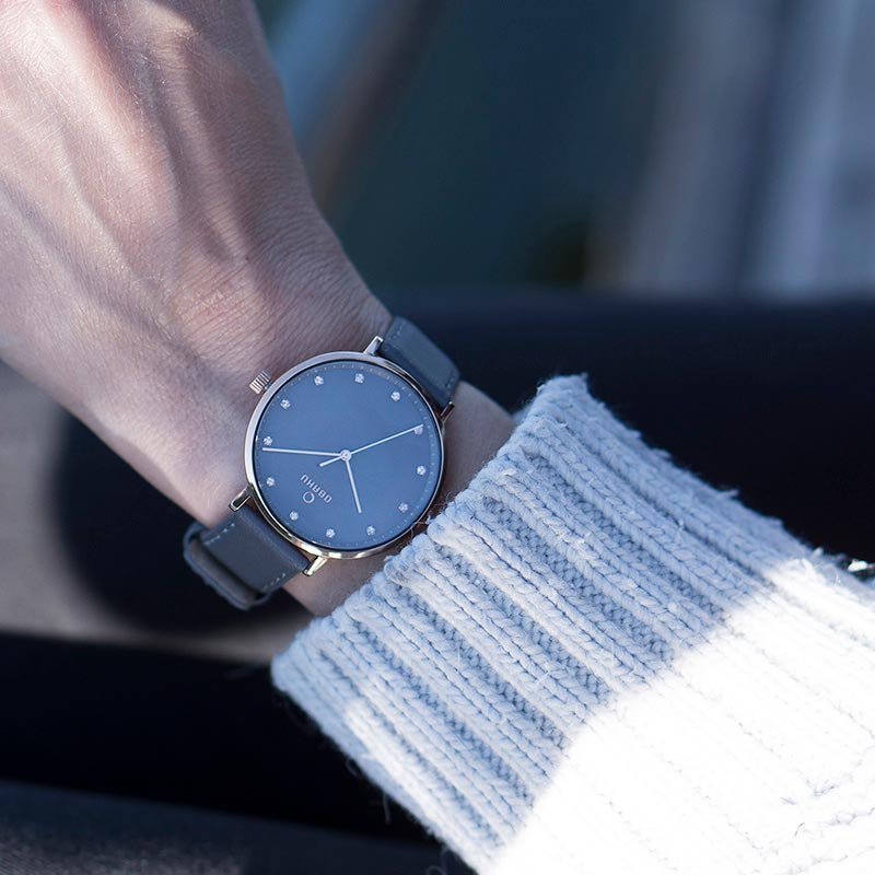 Obaku Denmark V186LXVJRJ zegarek różowe złoto klasyczny Slim pasek - miniatura 8
