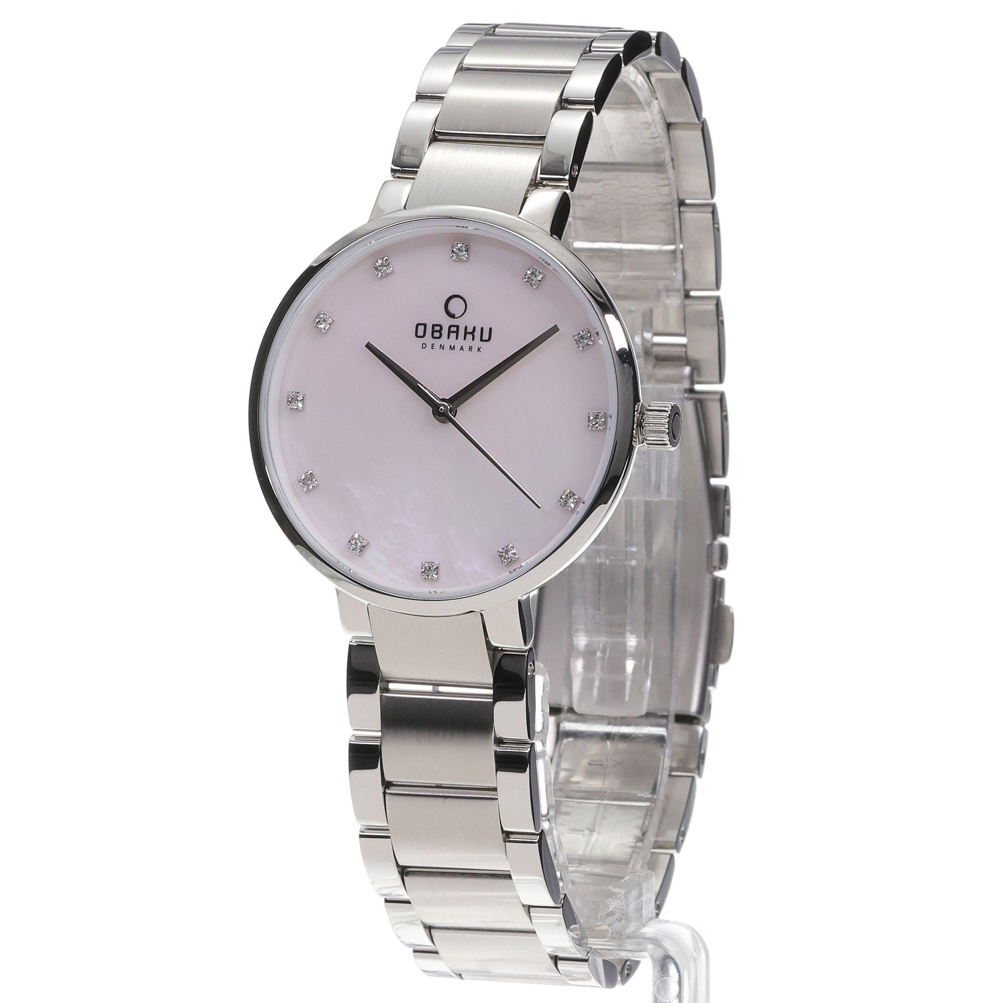 Obaku Denmark V189LXCPSC Slim GLAD - CORAL - Christian Mikkelsen zegarek damski klasyczny mineralne