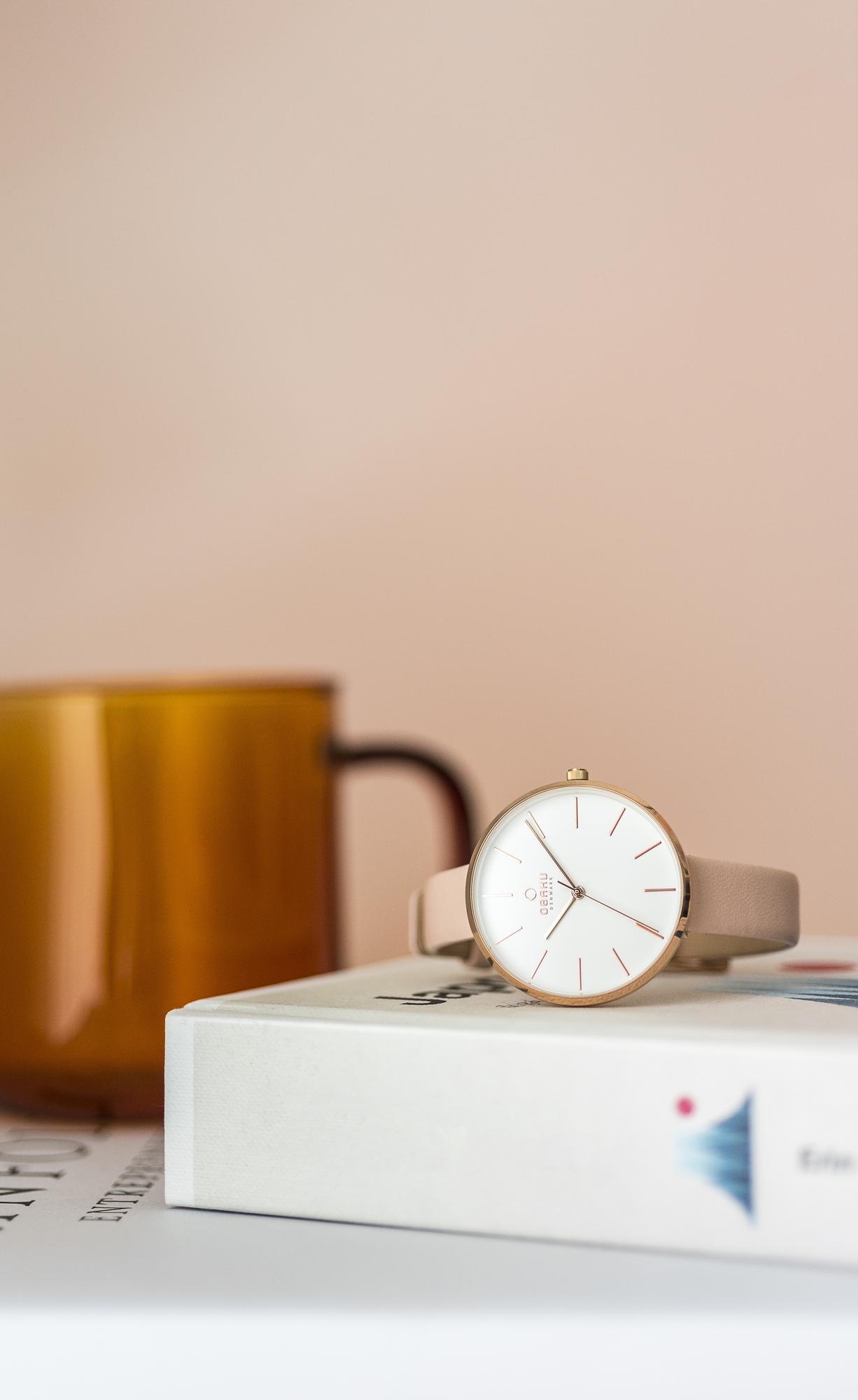Obaku Denmark V211LXVIRX zegarek różowe złoto klasyczny Damskie pasek - miniatura 8