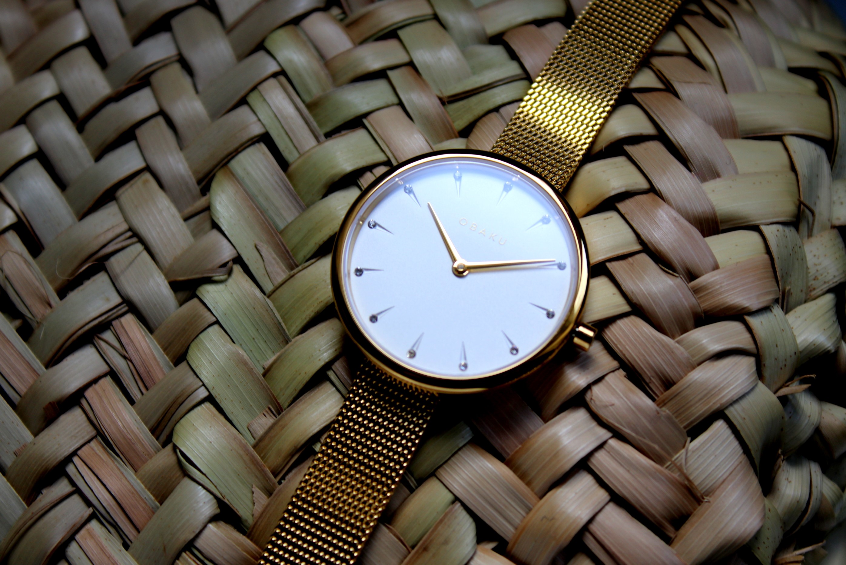 Obaku Denmark V233LXGIMG zegarek damski klasyczny Slim bransoleta - miniatura 7