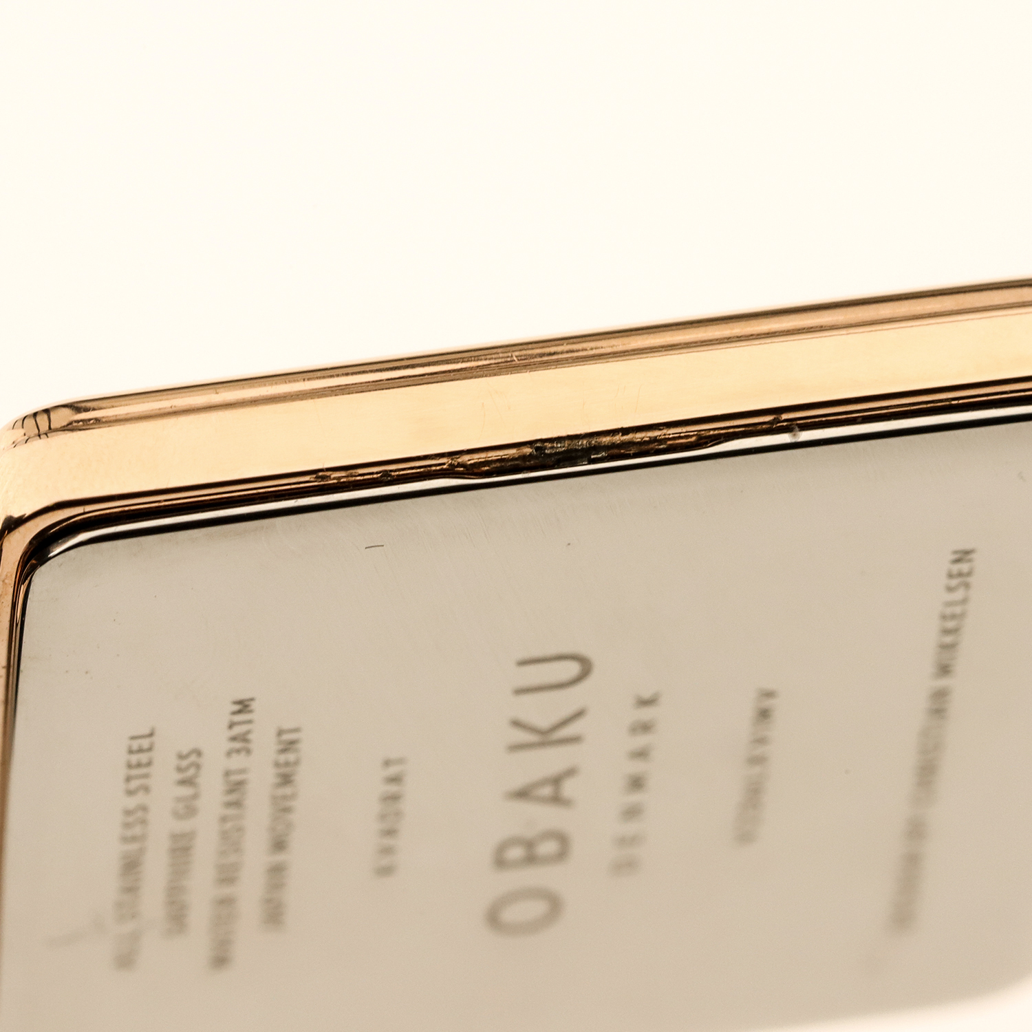 Obaku Denmark V236LXVIMV-POWYSTAWOWY damski zegarek Slim bransoleta