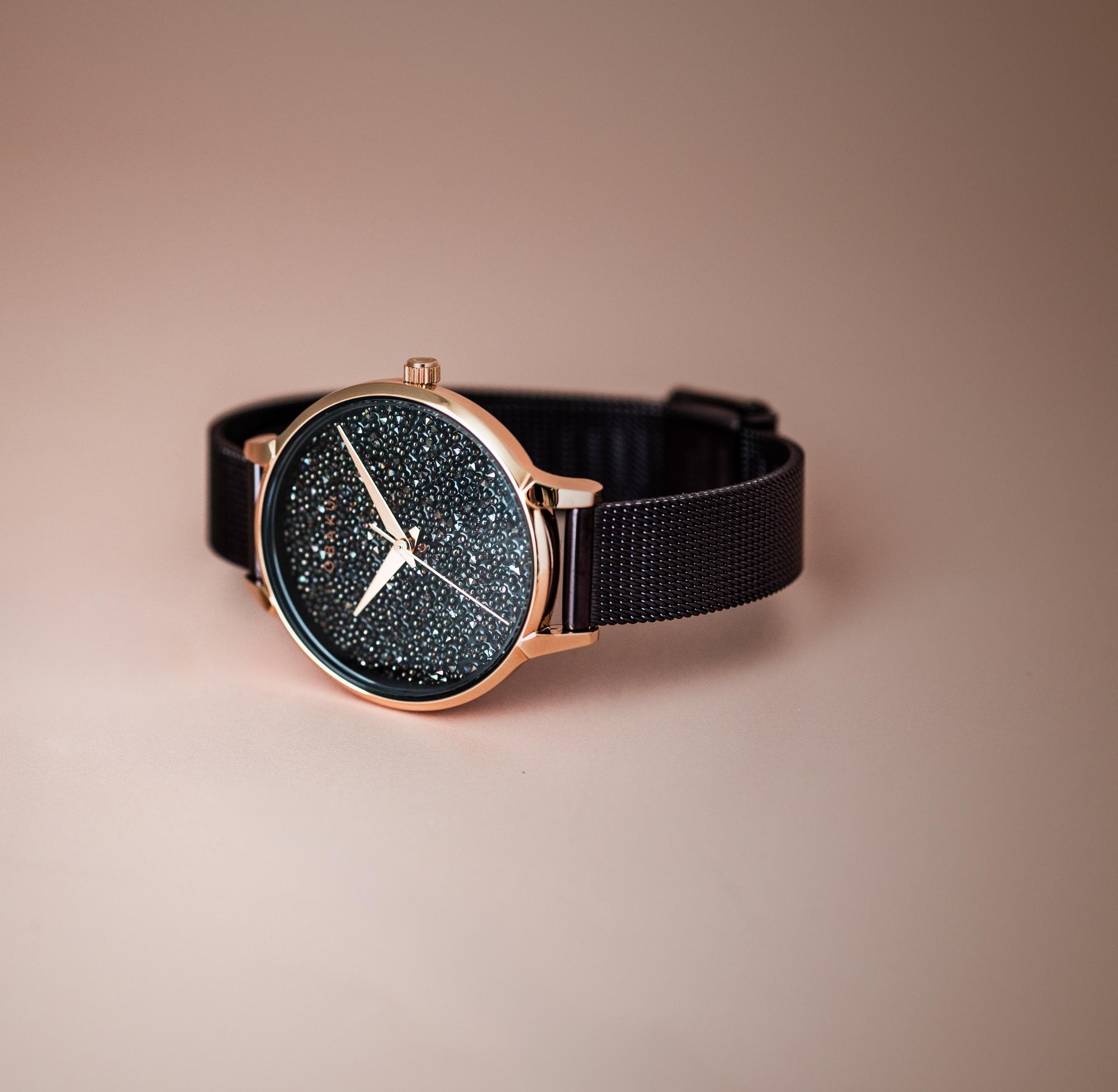 Obaku Denmark V238LXGBMB STJERNER - MEDALLION zegarek klasyczny Damskie - miniatura 2