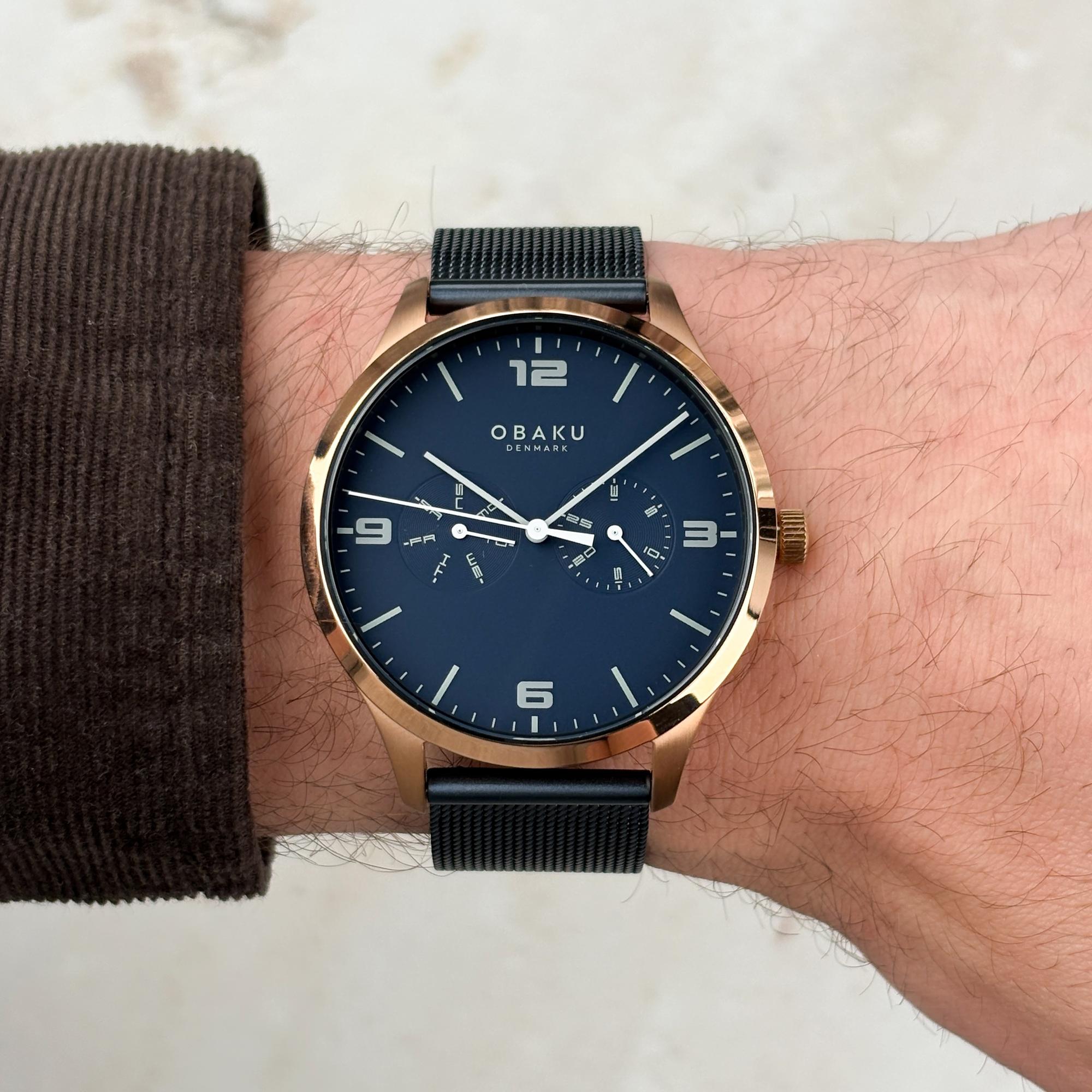 Obaku Denmark V249GMVLML zegarek skandynawskie Męskie - miniatura 13