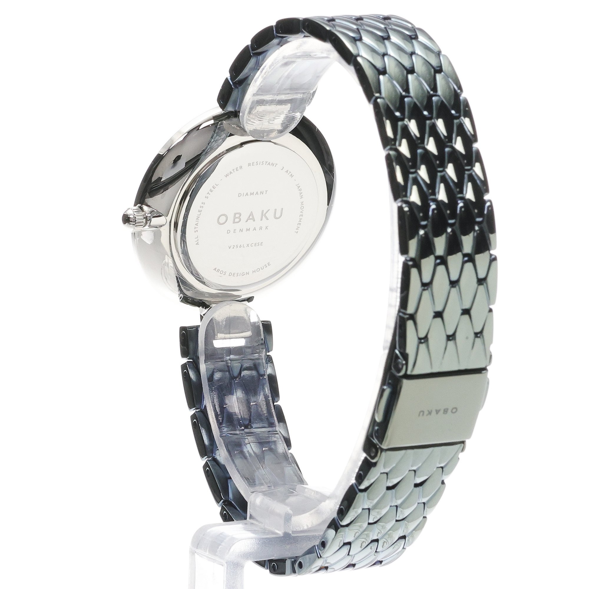 Obaku Denmark V256LXCESE zegarek srebrny klasyczny Damskie bransoleta