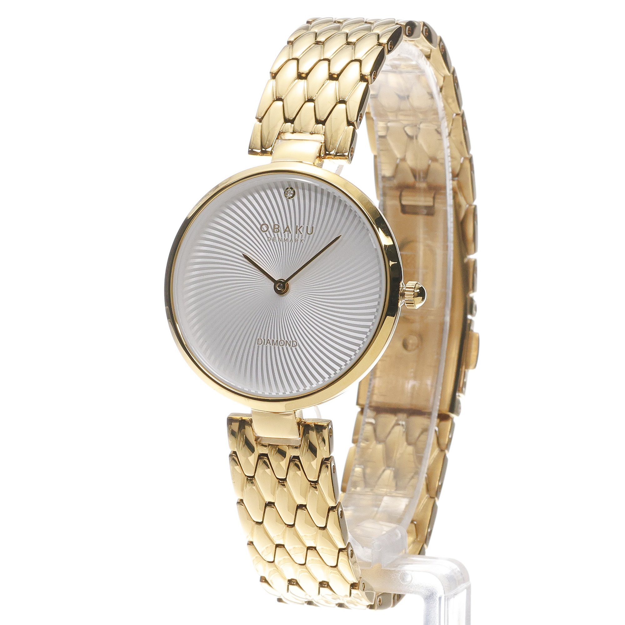 Obaku Denmark V256LXGISG Damskie Diamant - Cider zegarek damski klasyczny mineralne utwardzane - miniatura 2