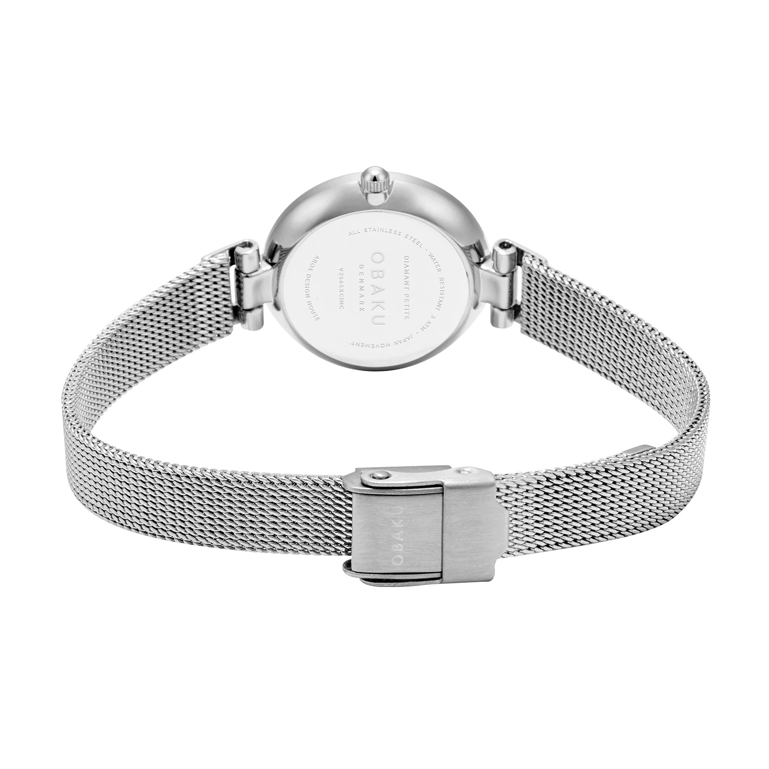Obaku Denmark V256SXCIMC DIAMANT PETITE - STEEL zegarek fashion-modowy Bransoleta - miniatura 7