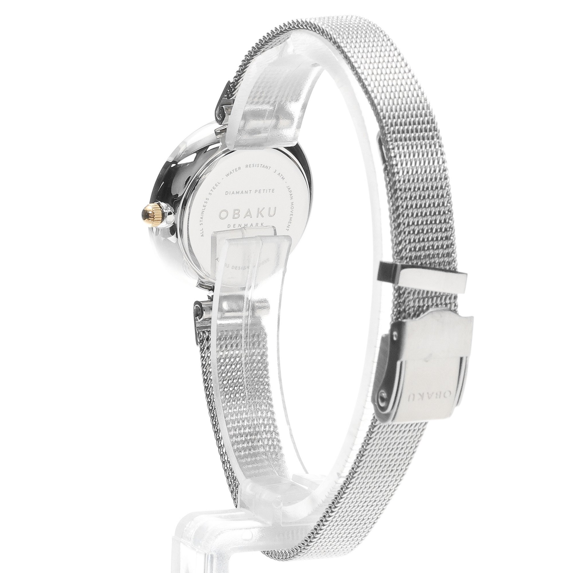 Obaku Denmark V256SXFIMC Diamant Petite - Gold Bi zegarek klasyczny Damskie - miniatura 4