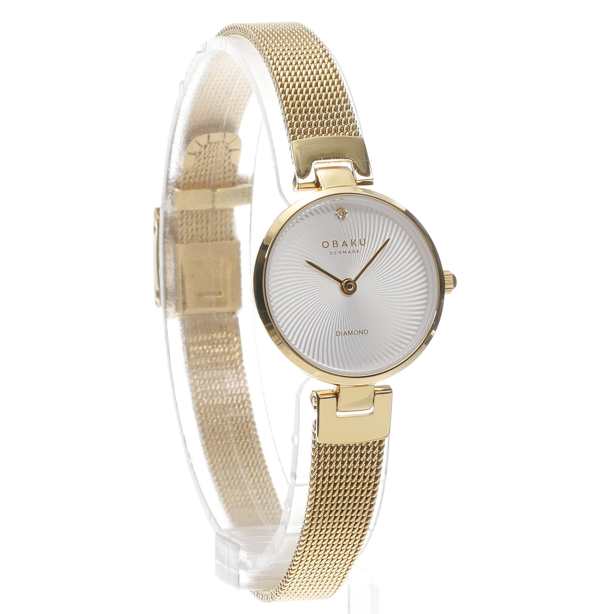 Obaku Denmark V256SXGIMG zegarek złoty fashion-modowy Damskie bransoleta