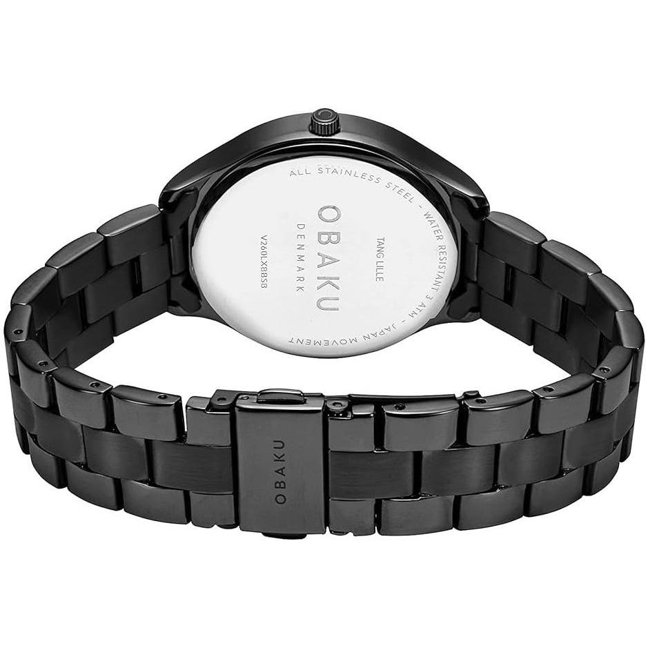 Obaku Denmark V260LXBBSB TANG LILLE - DARK - Aros Design House zegarek klasyczny Damskie - miniatura 4