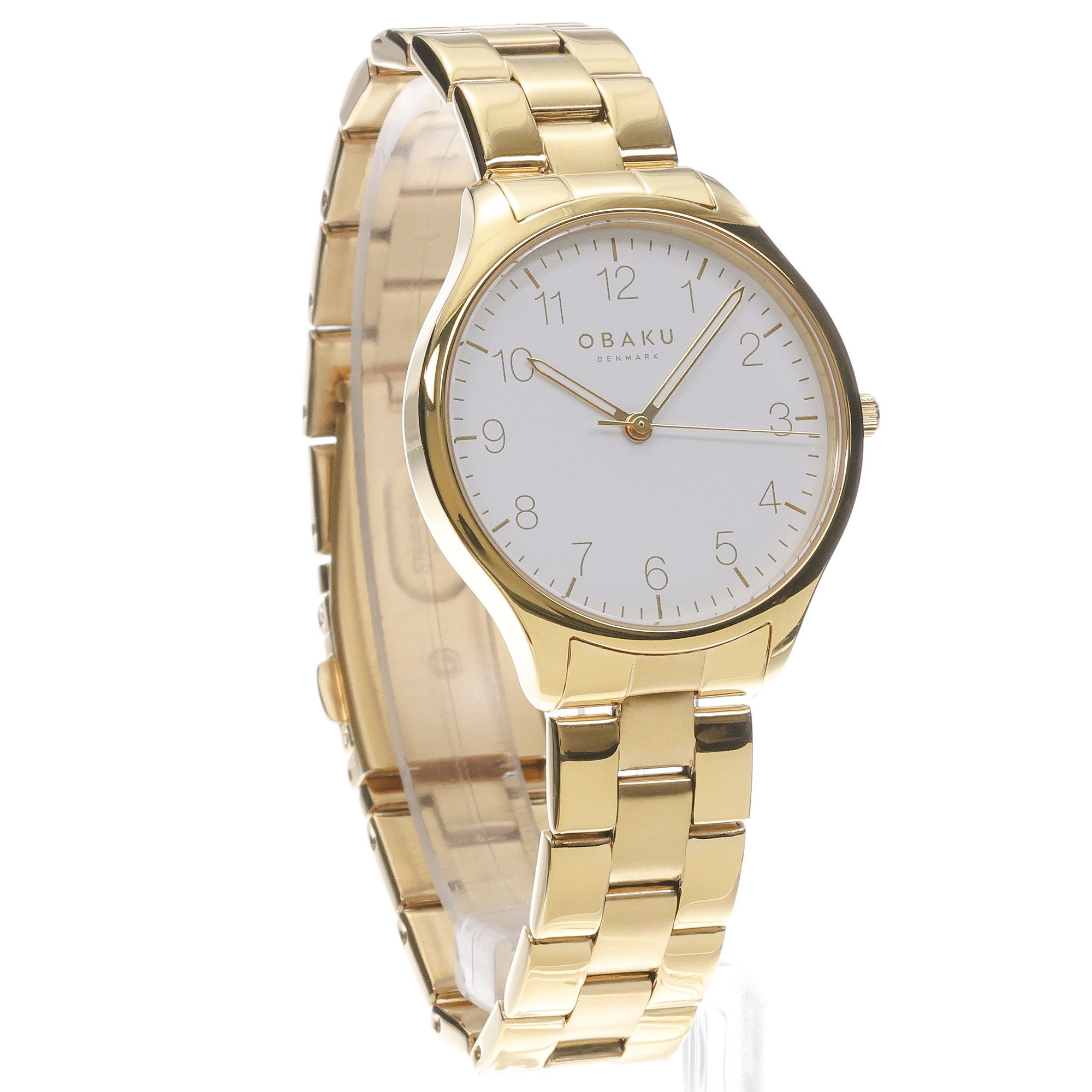 Obaku Denmark V260LXGWSG-DAF zegarek złoty klasyczny Damskie bransoleta - miniatura 3