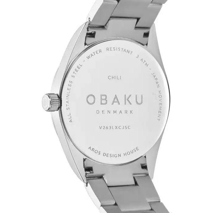 Obaku Denmark V263LXCJSC zegarek srebrny klasyczny Damskie bransoleta - miniatura 5