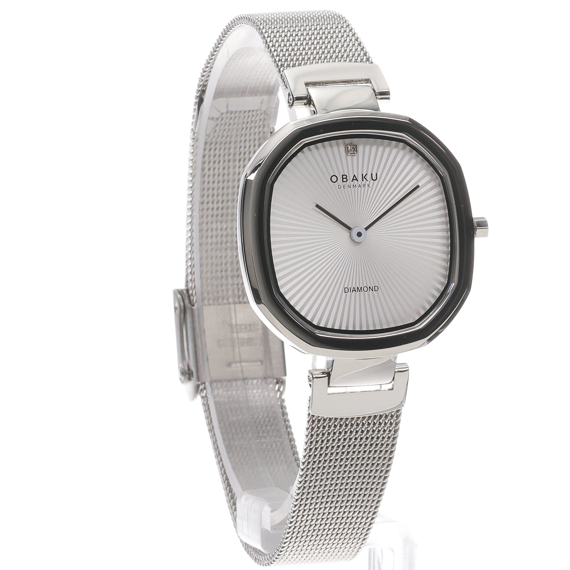 Obaku Denmark V277LXCIMC zegarek srebrny klasyczny Damskie bransoleta