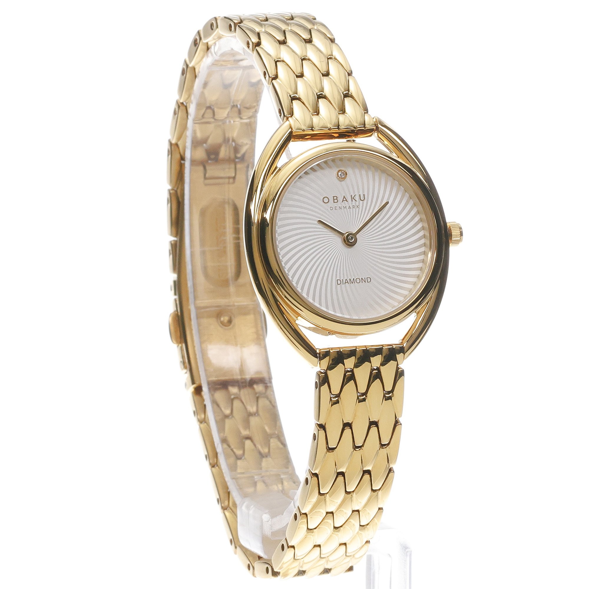 Obaku Denmark V286LXGISG zegarek złoty klasyczny Damskie bransoleta - miniatura 3