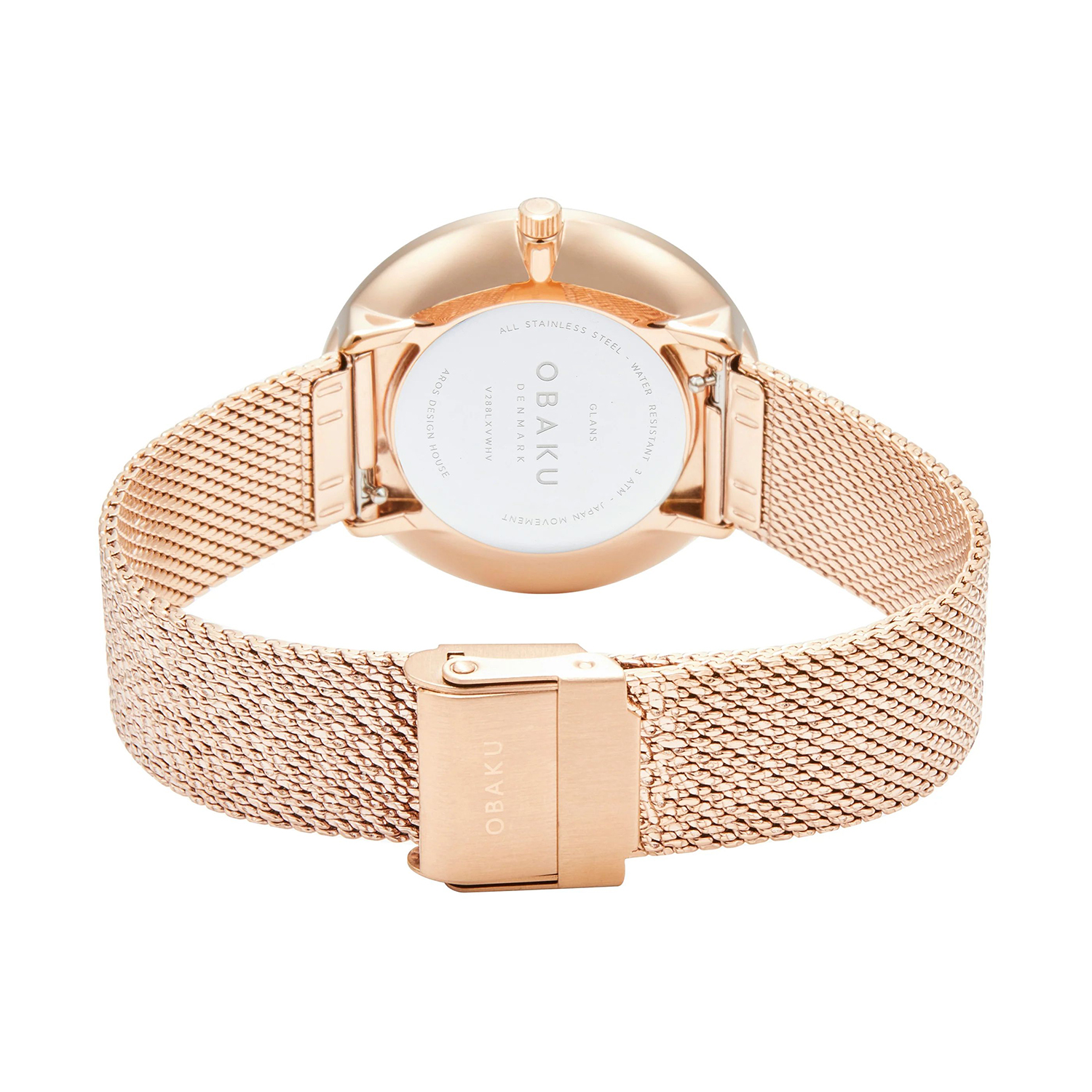 Obaku Denmark V288LXVWHV GLANS - ROSES zegarek fashion-modowy Bransoleta - miniatura 4