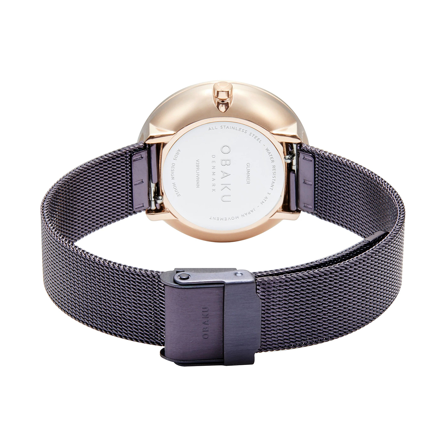 Obaku Denmark V289LHVNMN GLIMMER - WALNUT zegarek fashion-modowy Bransoleta - miniatura 4