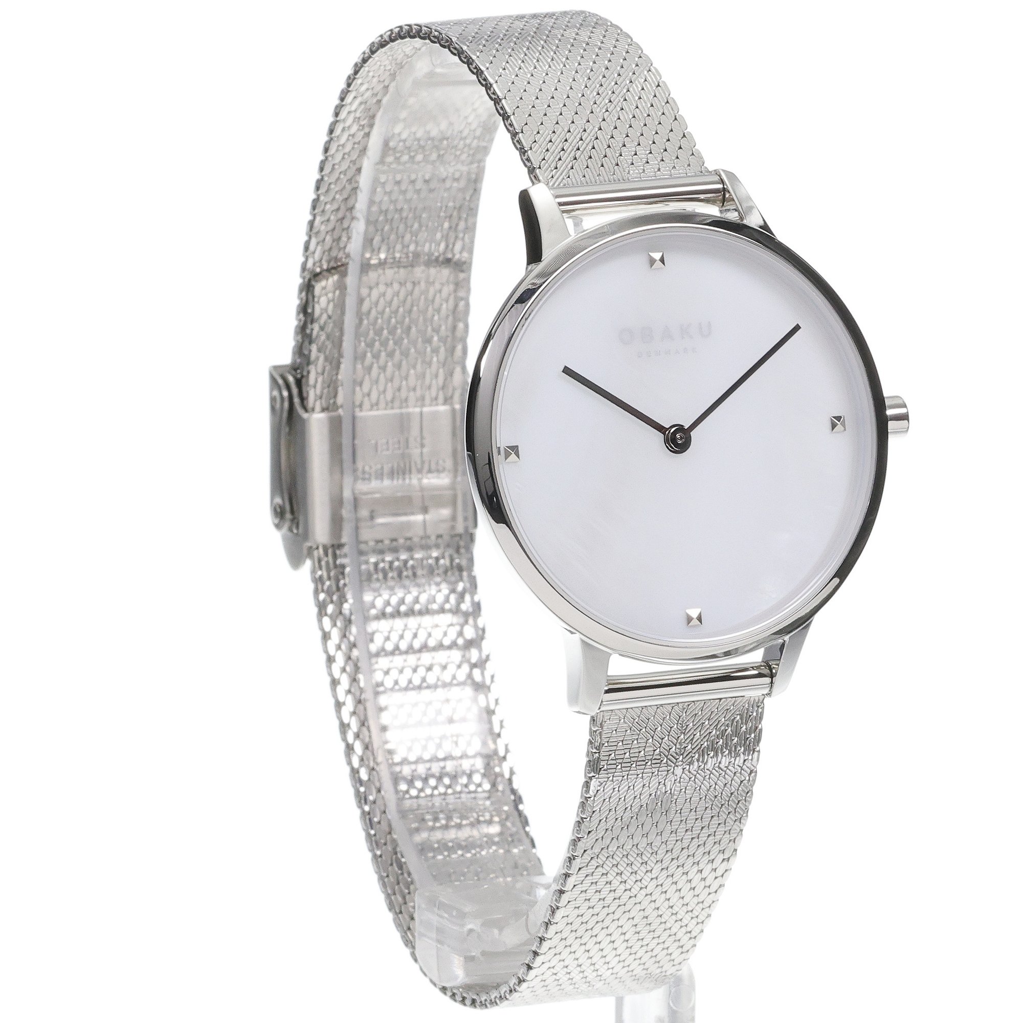 Obaku Denmark V295LXCWHC zegarek damski Bransoleta
