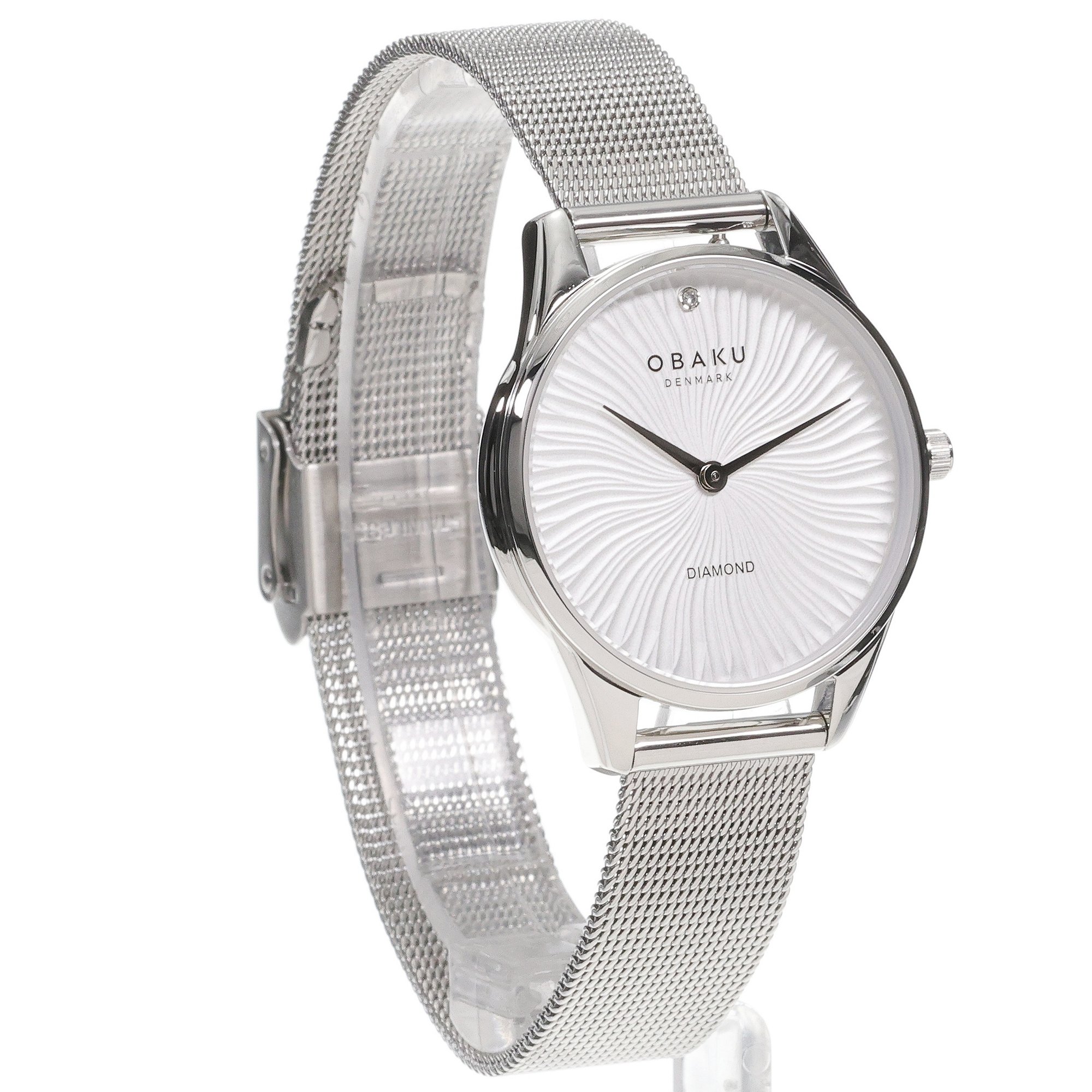 Obaku Denmark V297LXCIMC zegarek srebrny fashion-modowy Damskie bransoleta - miniatura 3