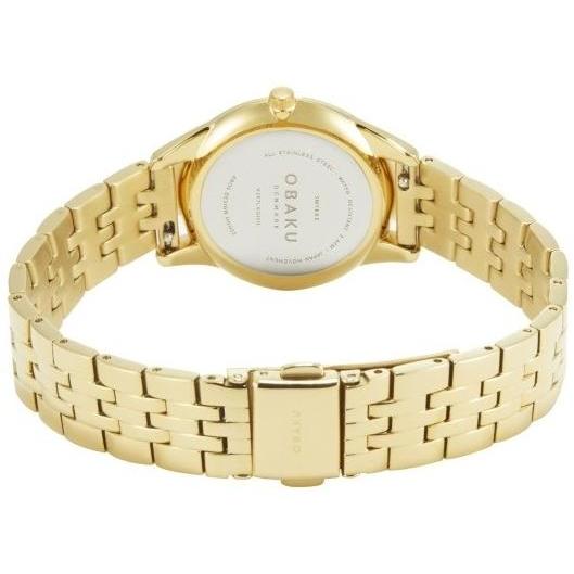 Obaku Denmark V297LXGISG zegarek złoty fashion-modowy Damskie bransoleta - miniatura 5