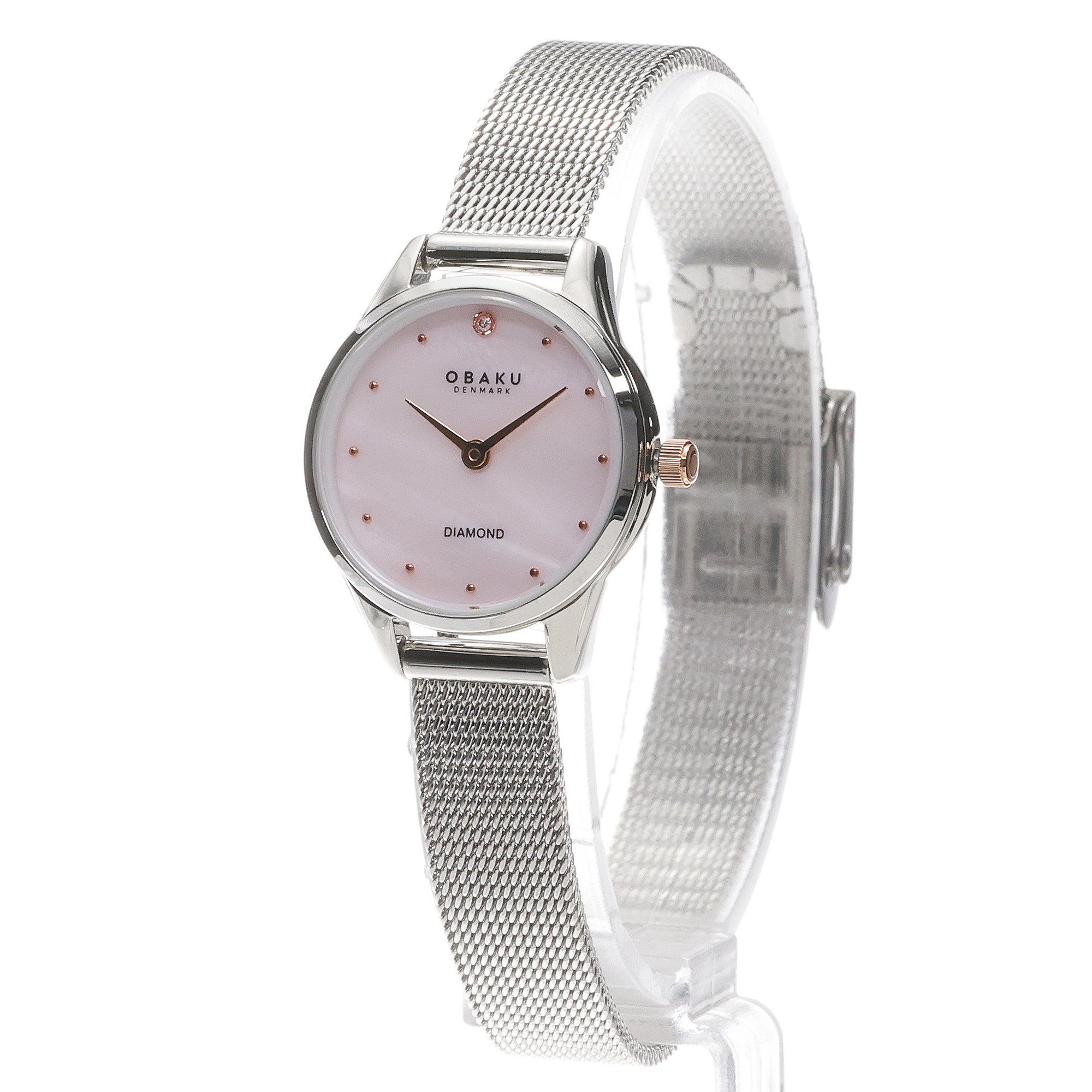 Obaku Denmark V297SXCPMC-PTV Smykke Petite - Pink Steel zegarek fashion-modowy Damskie
