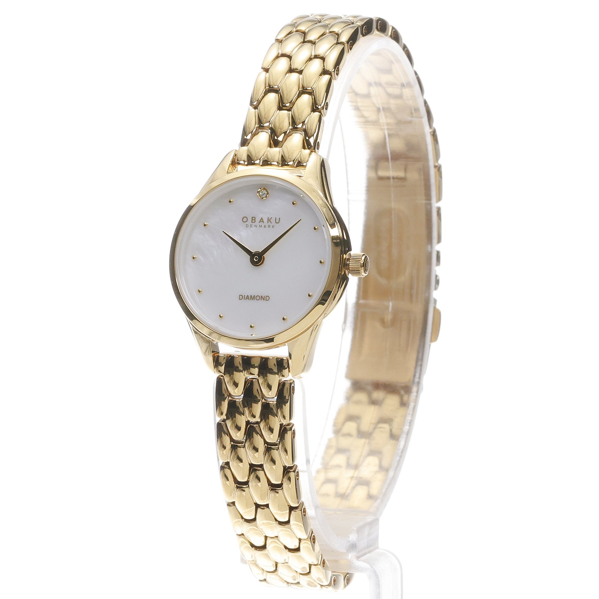 Obaku Denmark V297SXGWSG Damskie Smykke Petite - Cider zegarek damski fashion-modowy mineralne utwardzane - miniatura 2