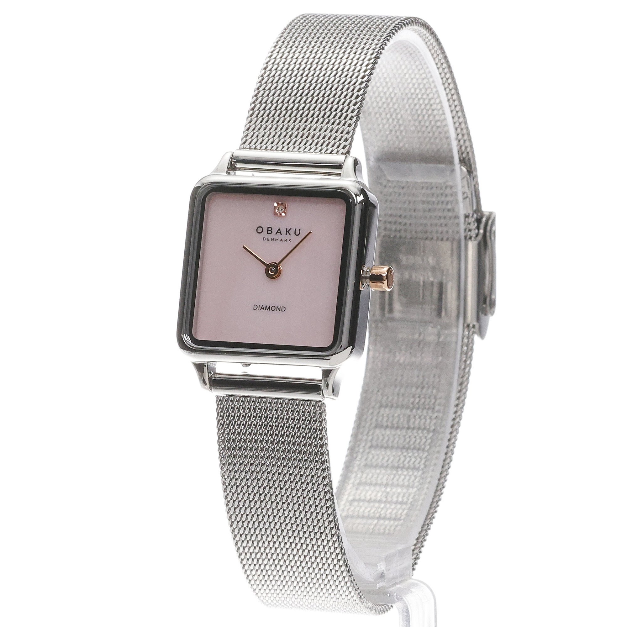 Obaku Denmark V301LXCPMC-PTV Diamond - Pink Steel zegarek klasyczny Damskie