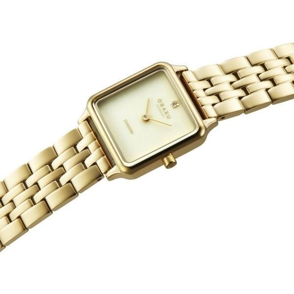 Obaku Denmark V301LXGGSG zegarek złoty klasyczny Damskie bransoleta - miniatura 5