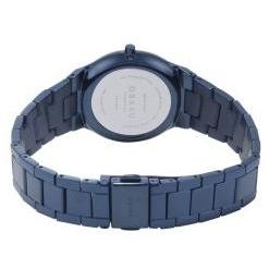 Obaku Denmark V305LXSLSL zegarek niebieski klasyczny Damskie bransoleta - miniatura 5