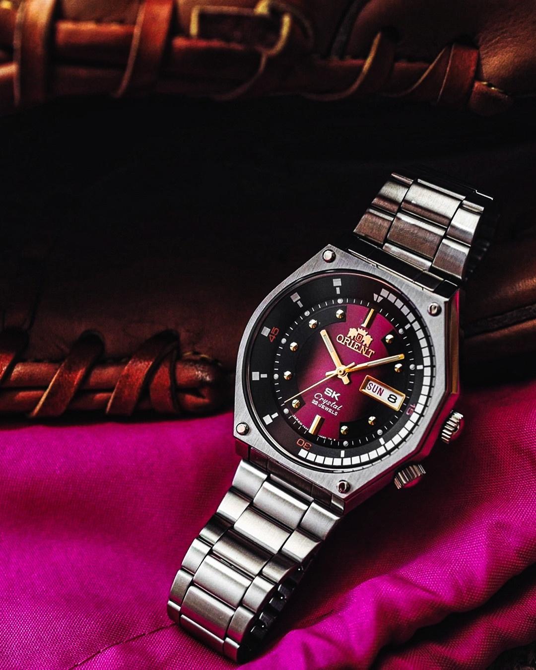 Orient RA-AA0B02R39B zegarek srebrny klasyczny Revival bransoleta