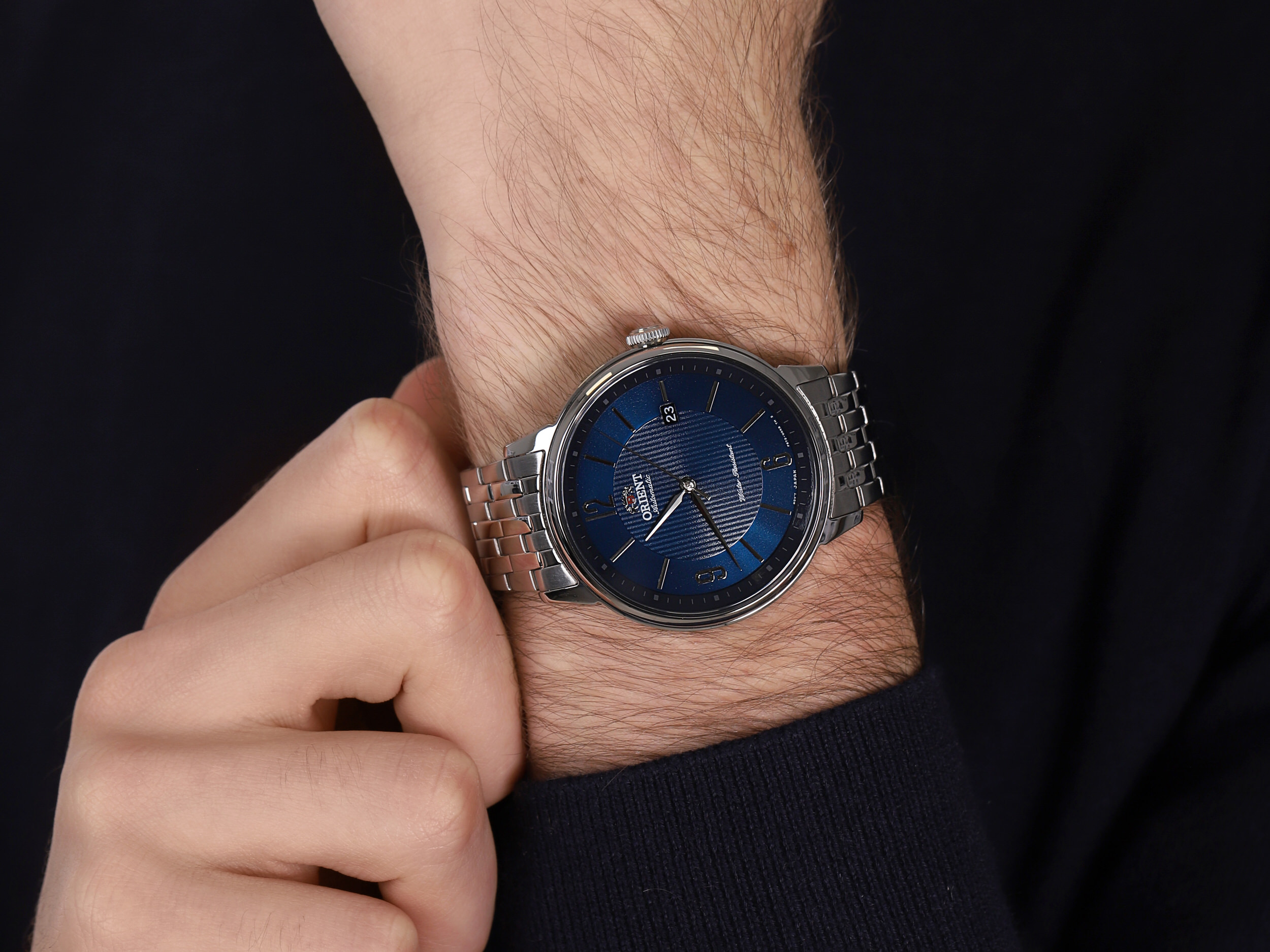 Orient RA-AC0J09L10B męski zegarek Classic Automatic bransoleta