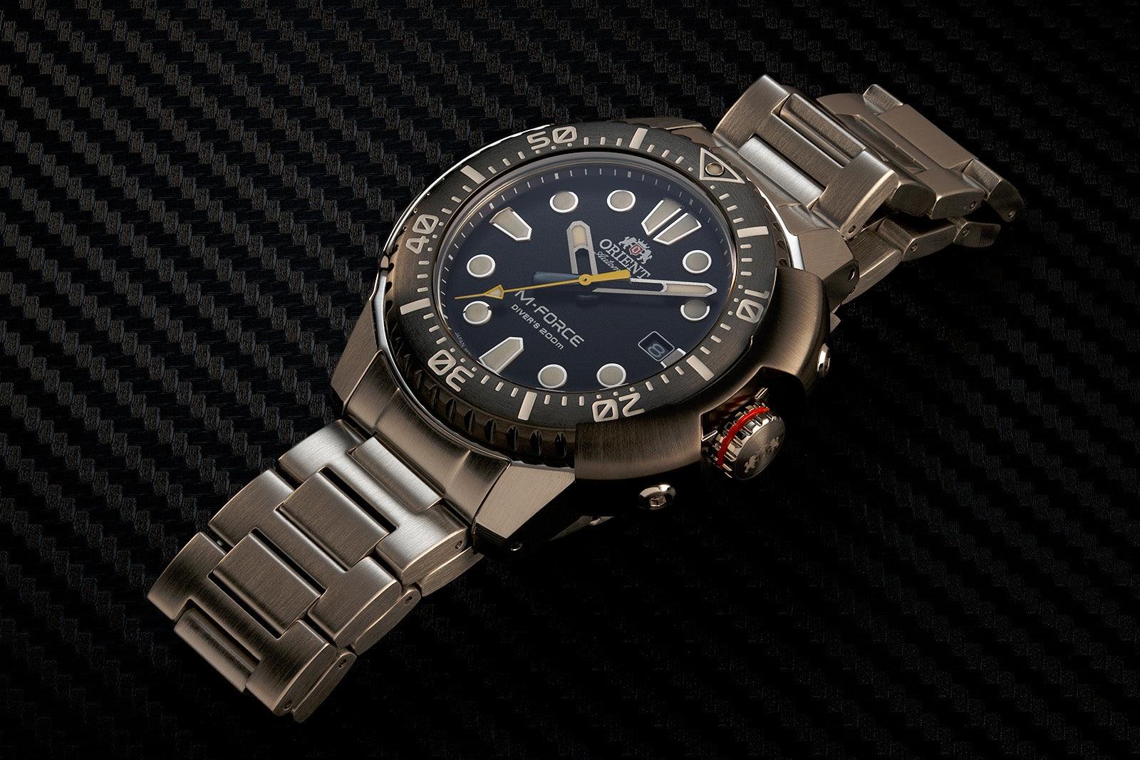 Orient RA-AC0L01B00B zegarek męski sportowy Sports bransoleta