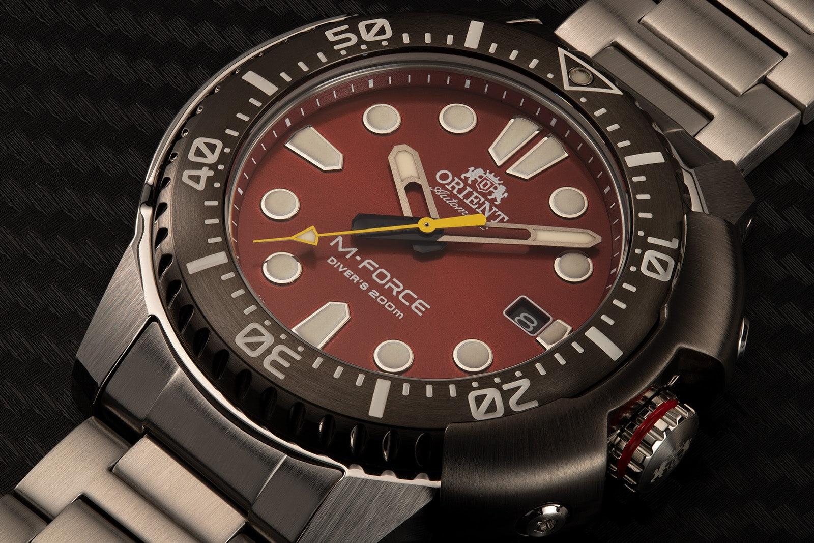 Orient RA-AC0L02R00B M-FORCE Sports sportowy zegarek srebrny