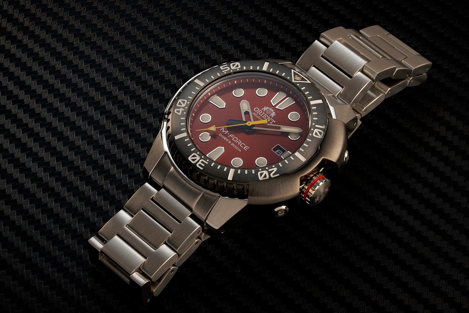 Orient RA-AC0L02R00B zegarek męski Sports srebrny