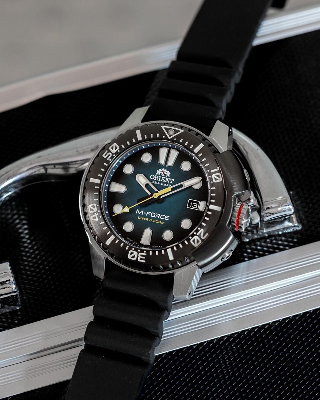 Orient RA-AC0L04L00B Sports M-FORCE zegarek męski sportowy szafirowe