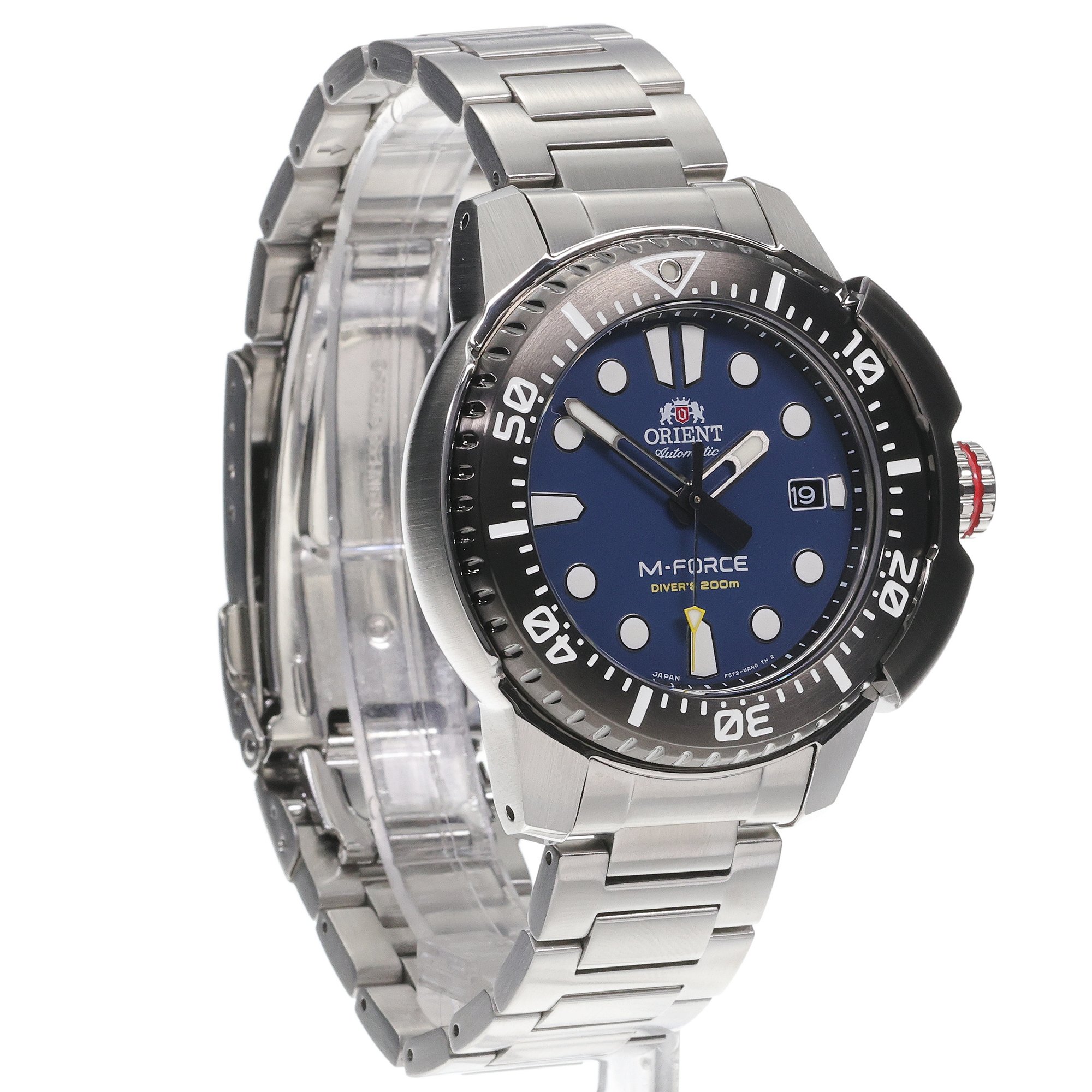 Orient RA-AC0L07L00B zegarek srebrny sportowy Sports bransoleta - miniatura 3
